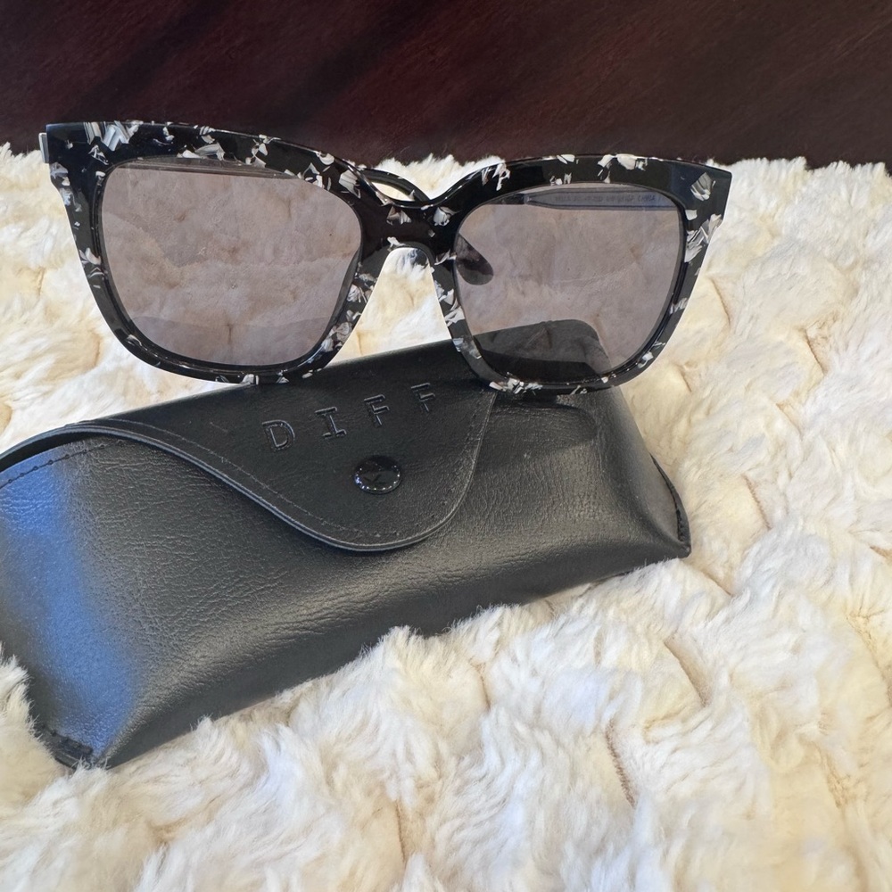 Black and White Women's Sunglasses